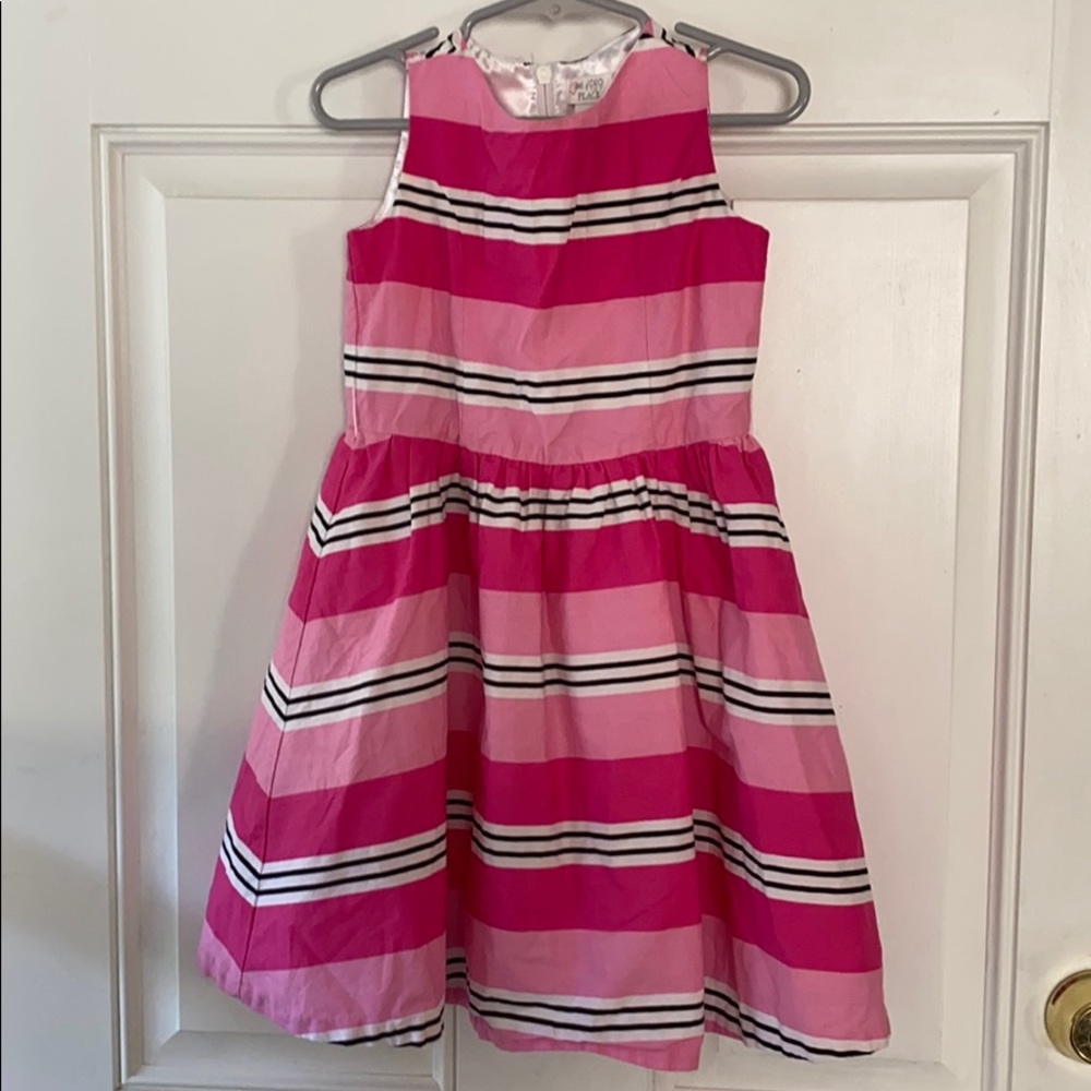Pink, White & Blk Dress Sz 6, Children’s Place
